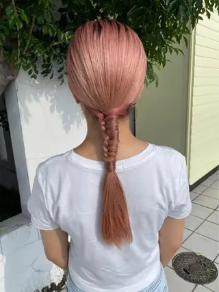 ロング AIRI🌸 ブリーチカラー🎀のヘアスタイル