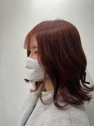 ミディアム カラー ケアブリーチ/ili 村上佳那多のヘアスタイル