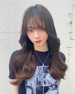 ロング 【艶ヘア】 どうまえのヘアスタイル