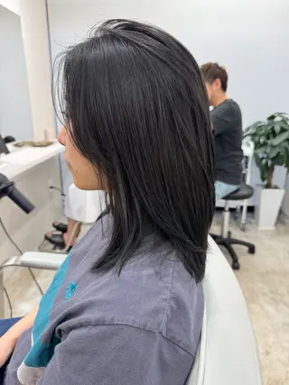 セミロング CALME by bougie ENAのヘアスタイル