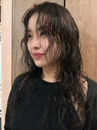 パーマ ヘアアレンジ 🎀suzuna 透明感colorのヘアスタイル