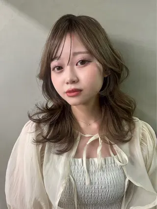 ミディアム 🪐レイヤー/ボブ/ 艶髪/加野彩果🪐のヘアスタイル