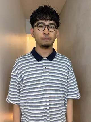 ショート パーマ メンズ 🇰🇷カルマパーマ kaito🇰🇷のヘアスタイル