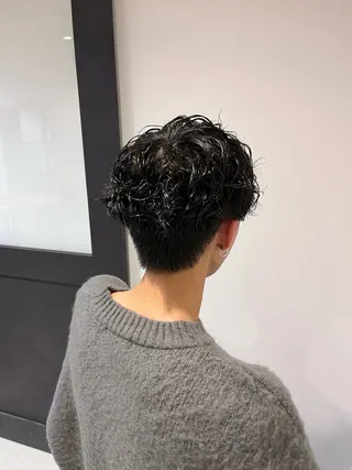 ショート パーマ メンズ か ののヘアスタイル