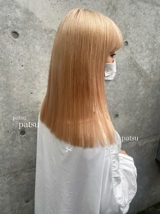 ロング あおい 🍒暖色カラーのヘアスタイル