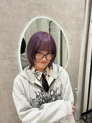 カラー 中島 日菜のヘアスタイル