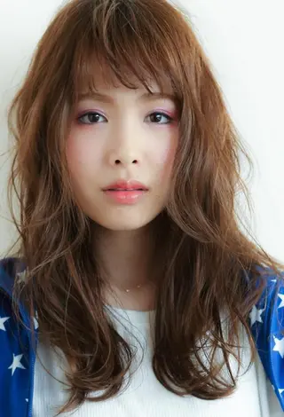 セミロング カラー nao*c北大和店 スタイリスト担当のヘアスタイル