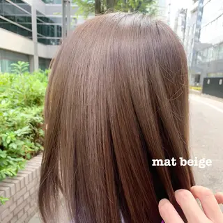 ロング カラー ヘアアレンジ 髪質改善/縮毛矯正 艶カラー/珠聡のヘアスタイル