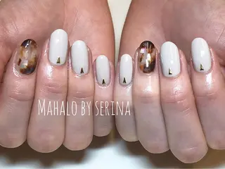 ミディアム カラー ネイル SUNNY BAE. SERINAのネイルデザイン