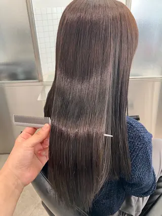 ロング カラー GOTODAY シェアサロン梅田NU茶屋町店所属・髪質改善/艶カラー 縮毛矯正/みほのヘアスタイル