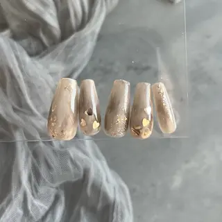 ネイル Ray. ちゅるん系ニュアンスのネイルデザイン