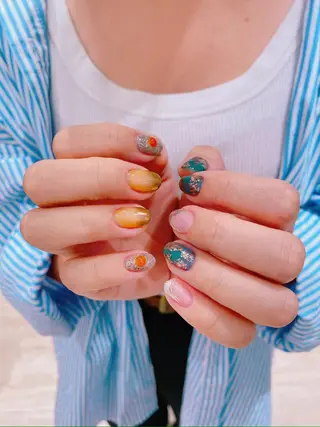 ネイル Nail&Eyelash epa 仙台駅前店所属・さとう のぞみのネイルデザイン