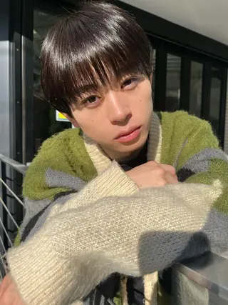 ショート メンズ🍃ナチュラル 韓国風ヘアRENのヘアスタイル