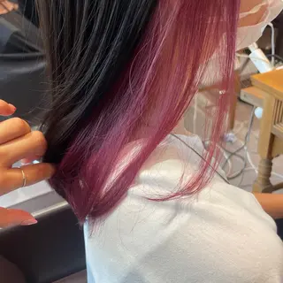 ミディアム 馬場 唯加のヘアスタイル