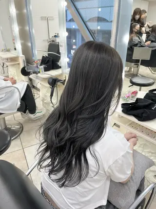 ロング カラー 韓国レイヤー×モテ髪 /MITSUKI🤍のヘアスタイル