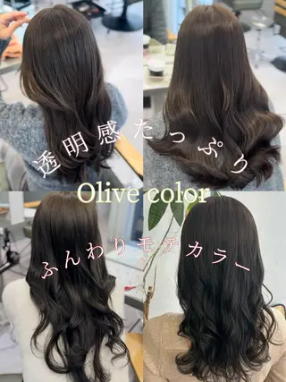 カラー Aya /うる艶カラーのヘアスタイル
