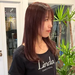 カラー bon ami所属・むかいやま なおのヘアスタイル