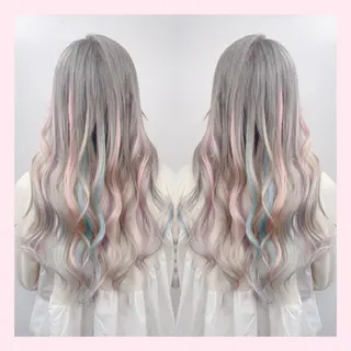 ロング カラー シシド ユウスケ Aceのヘアスタイル