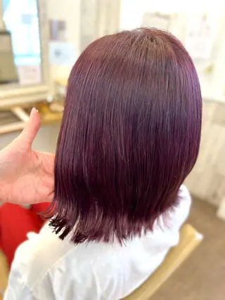 ミディアム 平野 沙織のヘアスタイル