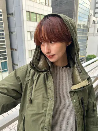 ショート カラー ショート/ボブ専門 宮脇美奈/南船場のヘアスタイル