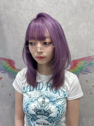 ミディアム 韓国ヘアー🦄ྀི オタク美容師🌈山本のヘアスタイル