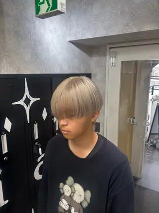 カラー 外国人風カラー ×19歳美容師ルイヤのヘアスタイル