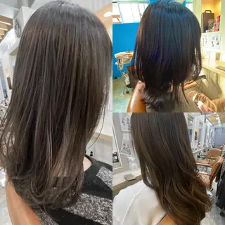 ミディアム 米林 遼のヘアスタイル