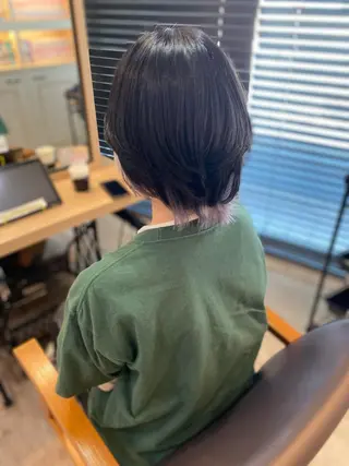 ショート カラー ヨシダ フミノリのヘアスタイル