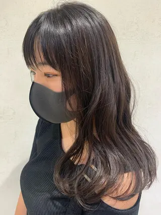 ミディアム カラー haru/レイヤー/ ウルフのヘアスタイル