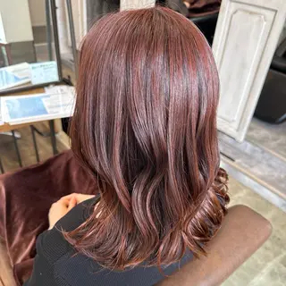 カラー 岩本みるか/ 暖色カラー/ベージュのヘアスタイル