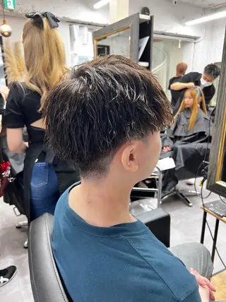 パーマ メンズ 笹江 瑞穂のヘアスタイル