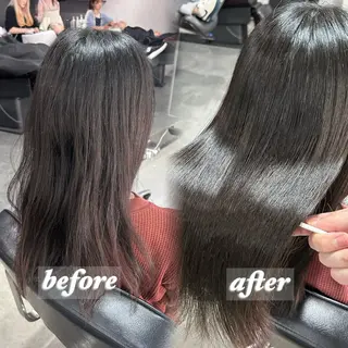 ロング 髪質改善大阪/ 酸性縮毛矯正/ゆうとのヘアスタイル