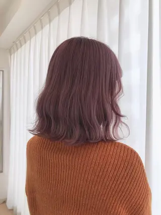 ミディアム カラー 🦋美髪/エクステ 🦋アベイクミのヘアスタイル