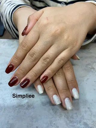 ネイル シンプリー🧚🏻 ワン👗渋谷店もえなのネイルデザイン