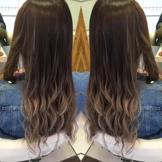 ロング カラー 髪質改善/美髪矯 正ヤマモトハルキのヘアスタイル