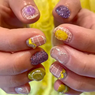 ネイル AOI✩⡱ y2kネイルのネイルデザイン