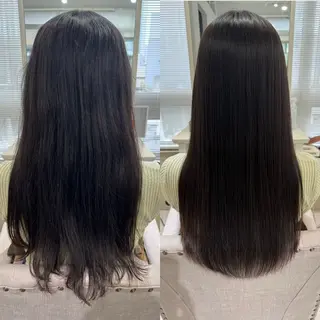 ロング 髪質改善×縮毛矯正 Core 片山健太のヘアスタイル