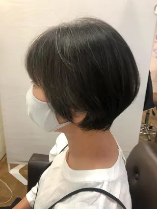 ショート ヤナギウチ エリカのヘアスタイル