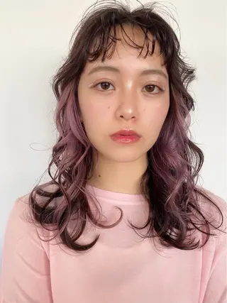 ロング カラー ヘアアレンジ ume所属・ひなの .のその他イメージ