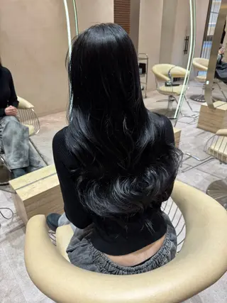 セミロング 韓国ヘア/ベージュ カラー/髪質改善/涼のヘアスタイル