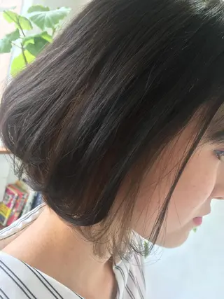 カラー ブリーチ毛縮毛矯正 👑山口のヘアスタイル