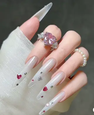 ネイル 長さだし専門 ありさのネイルデザイン