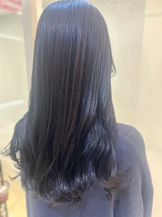 ロング カラー 艶質改善/縮毛矯正 ササキナツミのヘアスタイル