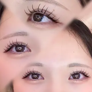 マツエク・マツパ 𝑬𝒓𝒖/京都駅 /束感まつ毛🎀のマツエク・マツパデザイン