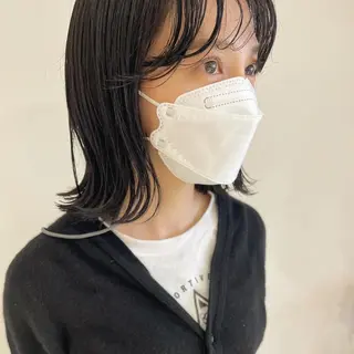 ミディアム ヤマモト マイのヘアスタイル