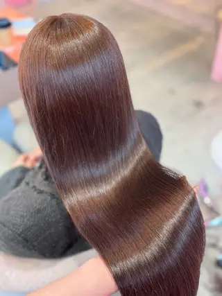 ロング カラー Wixy mimi所属・Miu🐰/栄/艶髪 名古屋/ピンク髪のヘアスタイル