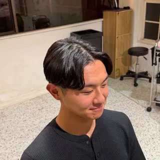 ショート パーマ メンズ coco 🖤メンズモデル募集のヘアスタイル