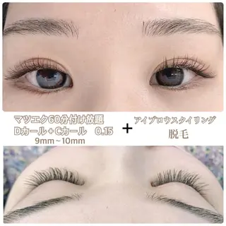 マツエク・マツパ ⁺˚･༓☾アルーシェ みゆり☽༓･˚⁺のマツエク・マツパデザイン