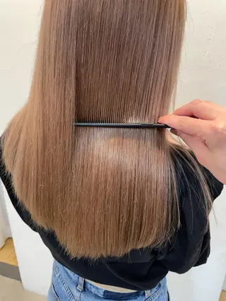 ロング 小顔レイヤー×コンパ クトボブ/林隆平のヘアスタイル