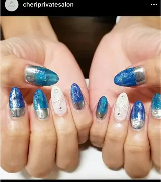 カラー ネイル Chérinail 爪のお手入れのネイルデザイン